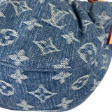 Louis Vuitton Blue Denim/Leather Trim Pochette