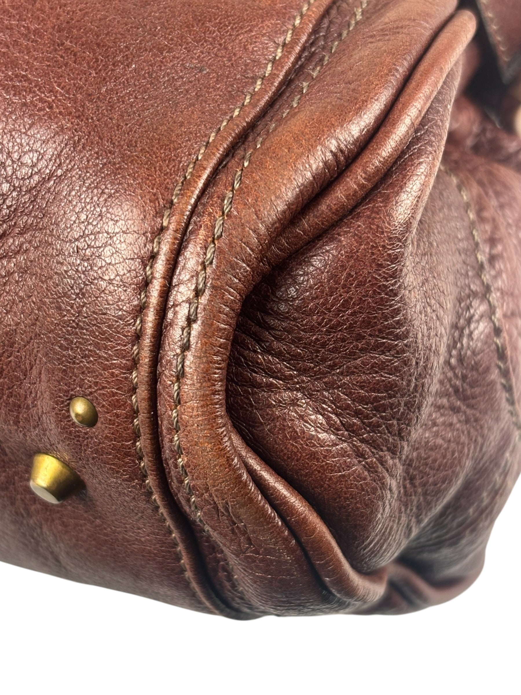 Chloe Paddington Brown Leather Handbag