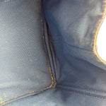 Prada Vintage Blue Canapa Canvas Tote