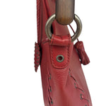 Christian Dior Red Leather Ethnic Hobo Bag