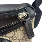Gucci Beige/Black Leather GG Eden Belt Bag