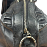Chanel Black Quilted Leather Wild Stitch Handbag 2005