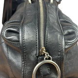 Chanel Black Quilted Leather Wild Stitch Handbag 2005
