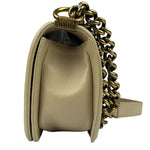 Chanel Beige Leather Boy Stingray Flap Bag 2013