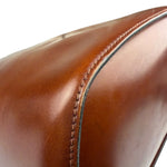 Celine Vintage Brown Leather Cinch Bucket Crossbody Bag