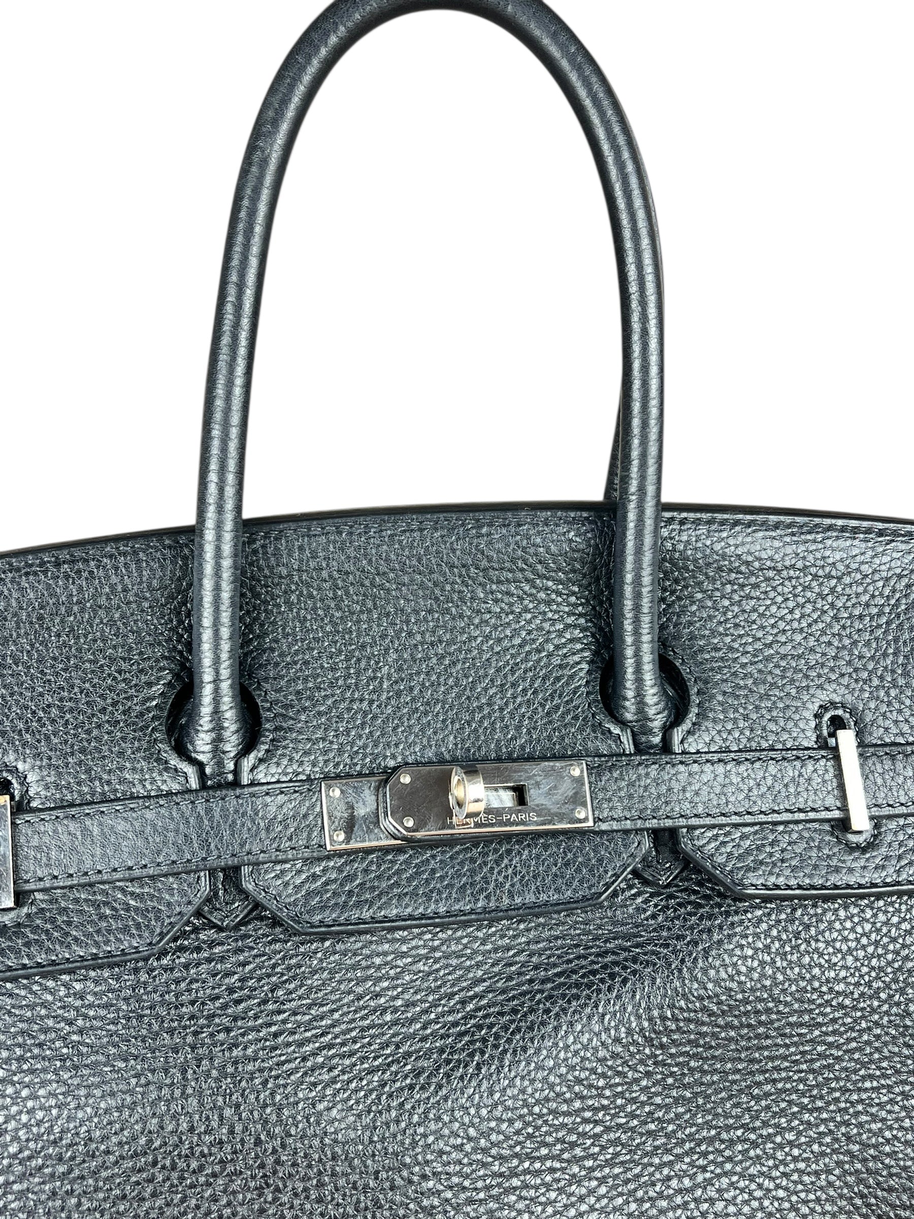 Hermes Birkin 35 Black Togo Palladium 2010