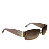 Chanel Vintage Rimless Shield Sunglasses 4117-B