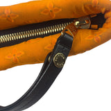 Louis Vuitton Vintage Orange Monogram Neoprene Scuba Clutch