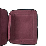 Chanel Black Quilted Caviar Leather Tablet Clutch Case