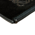 Loewe Black Anagram Suede Coin Cardholder/Pouch