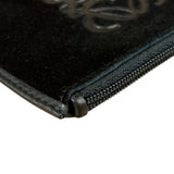 Loewe Black Anagram Suede Coin Cardholder/Pouch