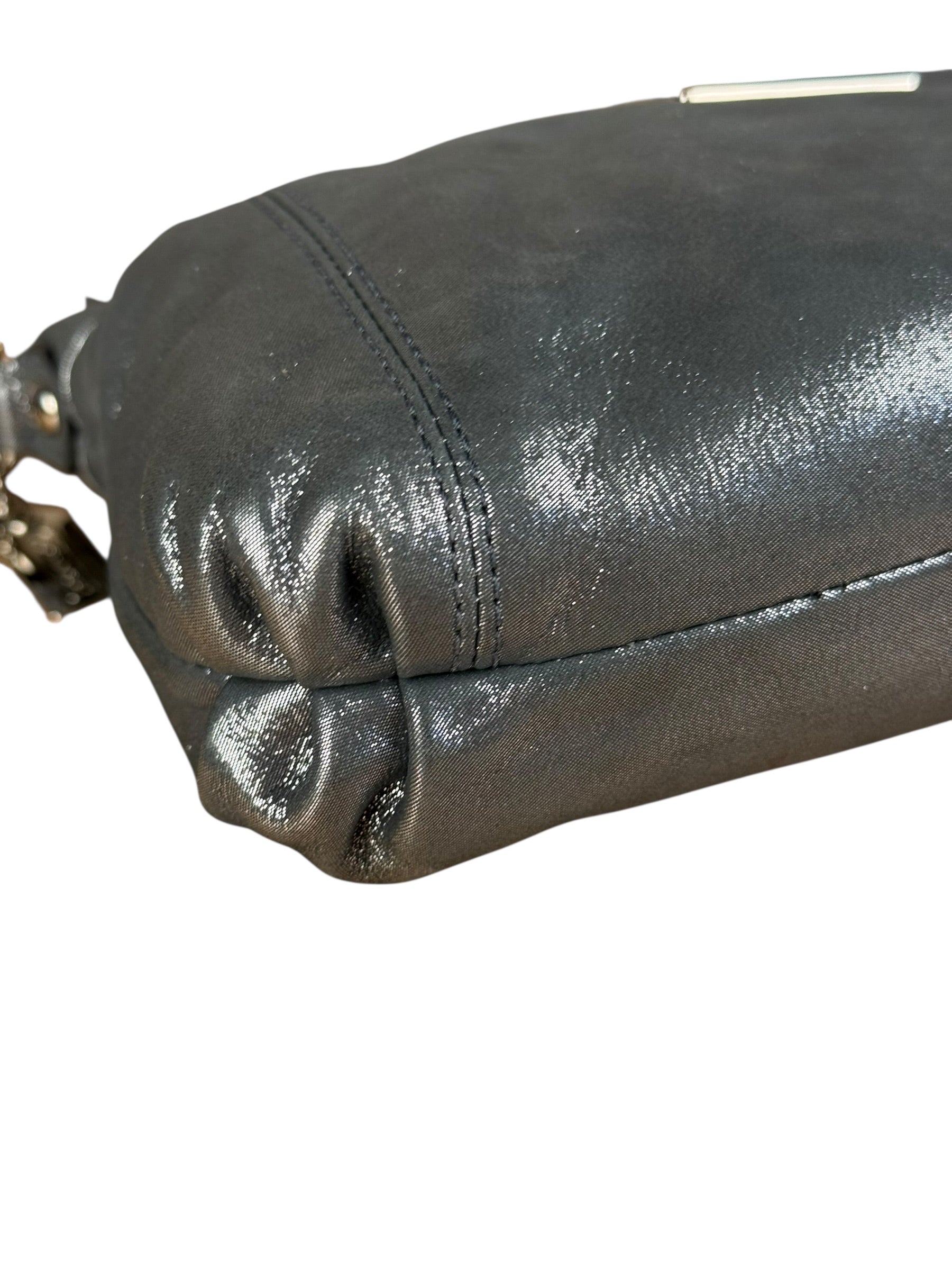 Coach Vintage Silver Metallic Crossbody