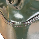 Fendi Vintage Green Patent Leather B Handbag