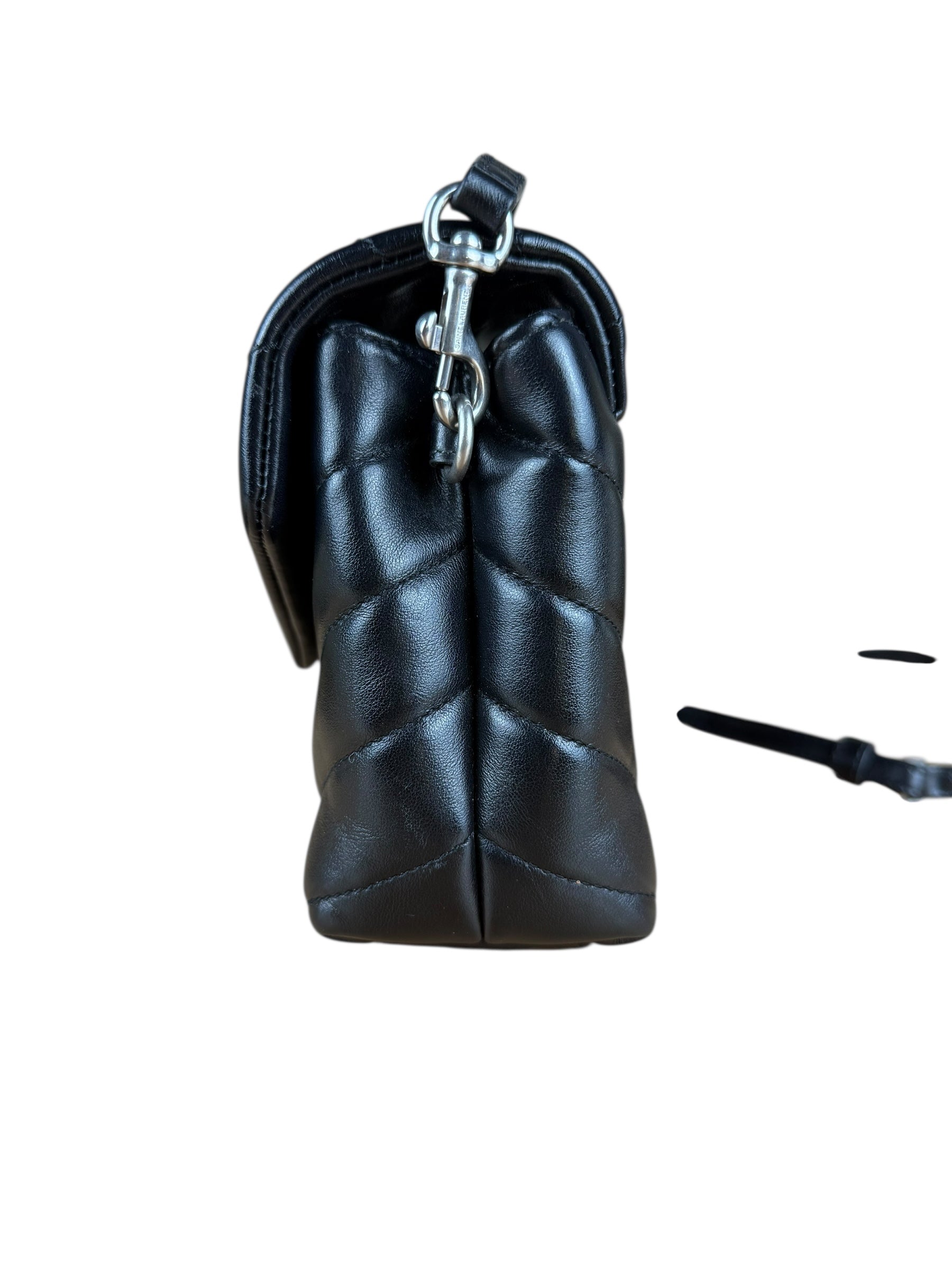 Saint Laurent Loulou Black Leather Shoulder Bag