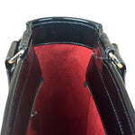 Chanel Black Patent Chocolate Bar Shoulder Tote 2002