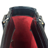 Chanel Black Patent Chocolate Bar Shoulder Tote 2002