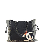 Chanel Multicolor Paris-Venice Bon Bon Printed Chain Tote Bag 2010