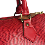 Louis Vuitton Red Epi Leather Speedy 25cm