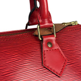 Louis Vuitton Red Epi Leather Speedy 25cm