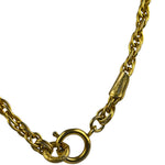 Chanel Vintage CC Gold-Plated Pendant Costume Necklace