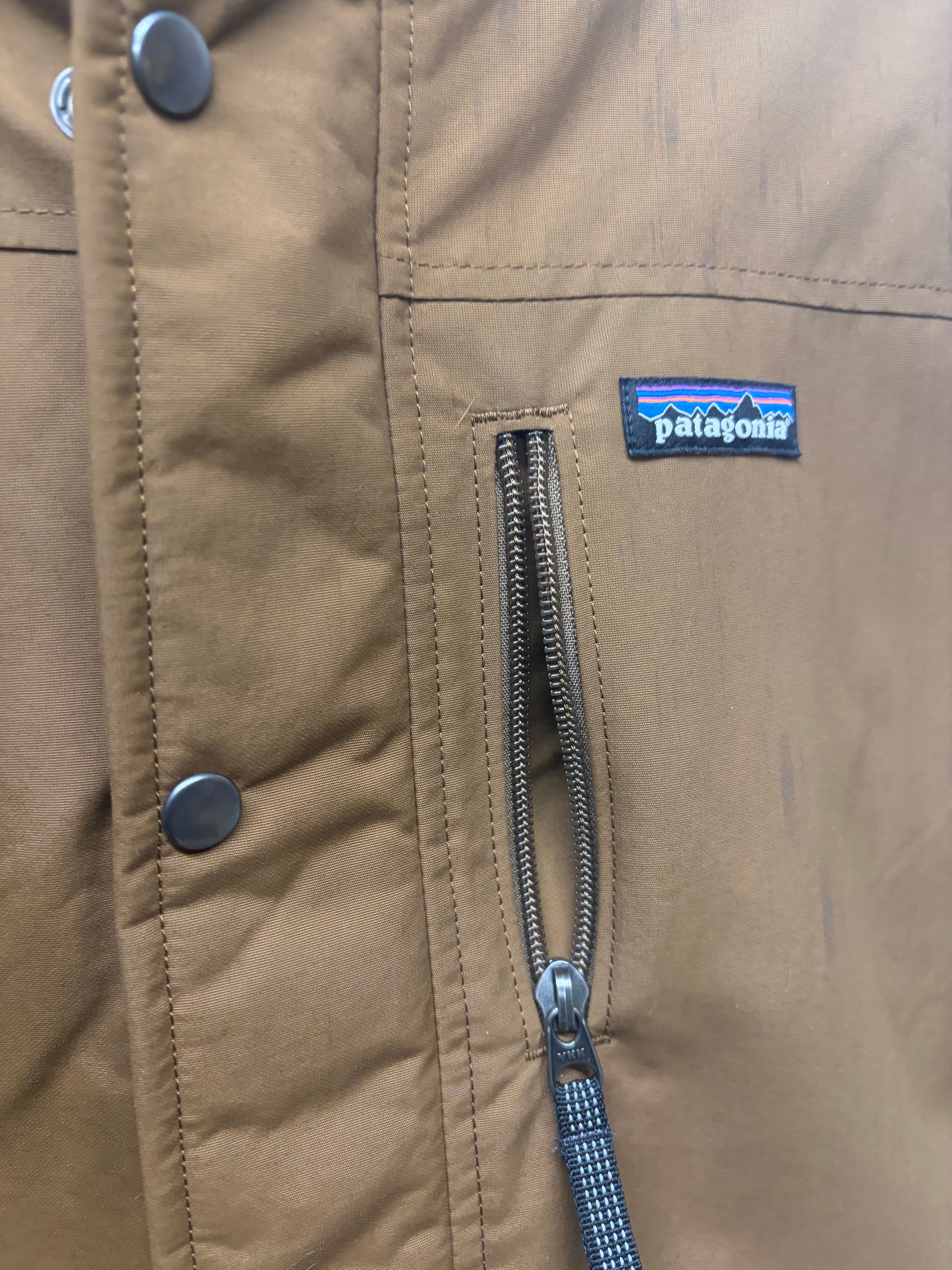 Patagonia Vintage Brown Fleece Lined Coat