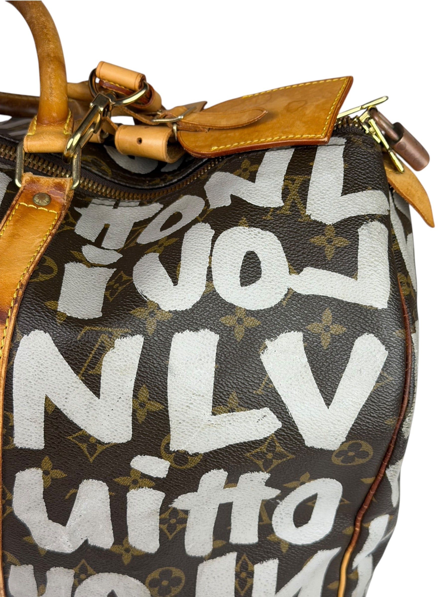 Louis Vuitton x Stephen Sprouse Monogram Graffiti Keepall 50