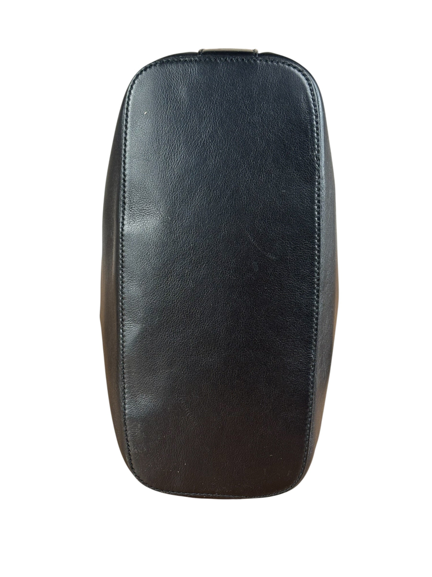 Gucci Black Leather Chain Hobo Bag