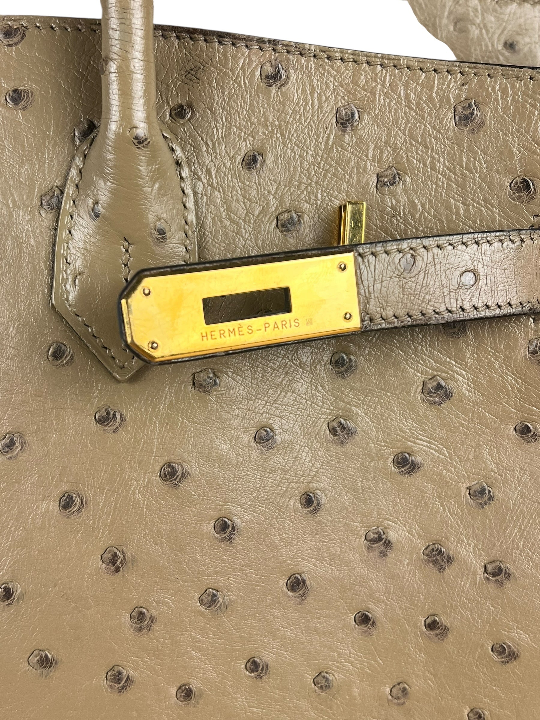 Hermes Birkin 35 Mousse Ostrich 2001