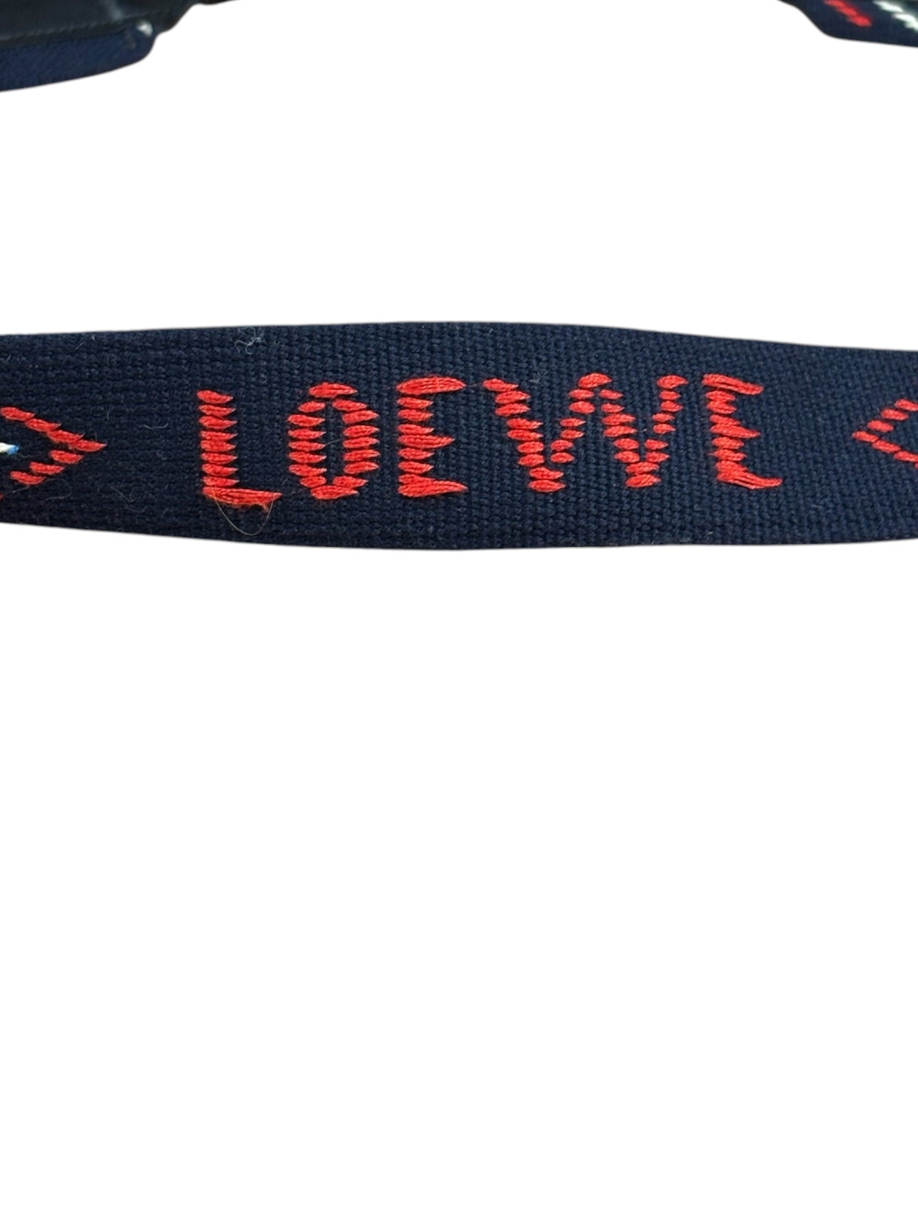 Loewe Anagram Black Leather Heel Crossbody Pochette