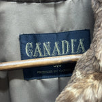Canadia Fawn Print Llush Faux Fur Coat