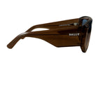Bally 60mm Blue Lenses Geometric Sunglasses