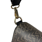 Valentino Black Leather Mario Spa Flap Bag