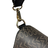 Valentino Black Leather Mario Spa Flap Bag