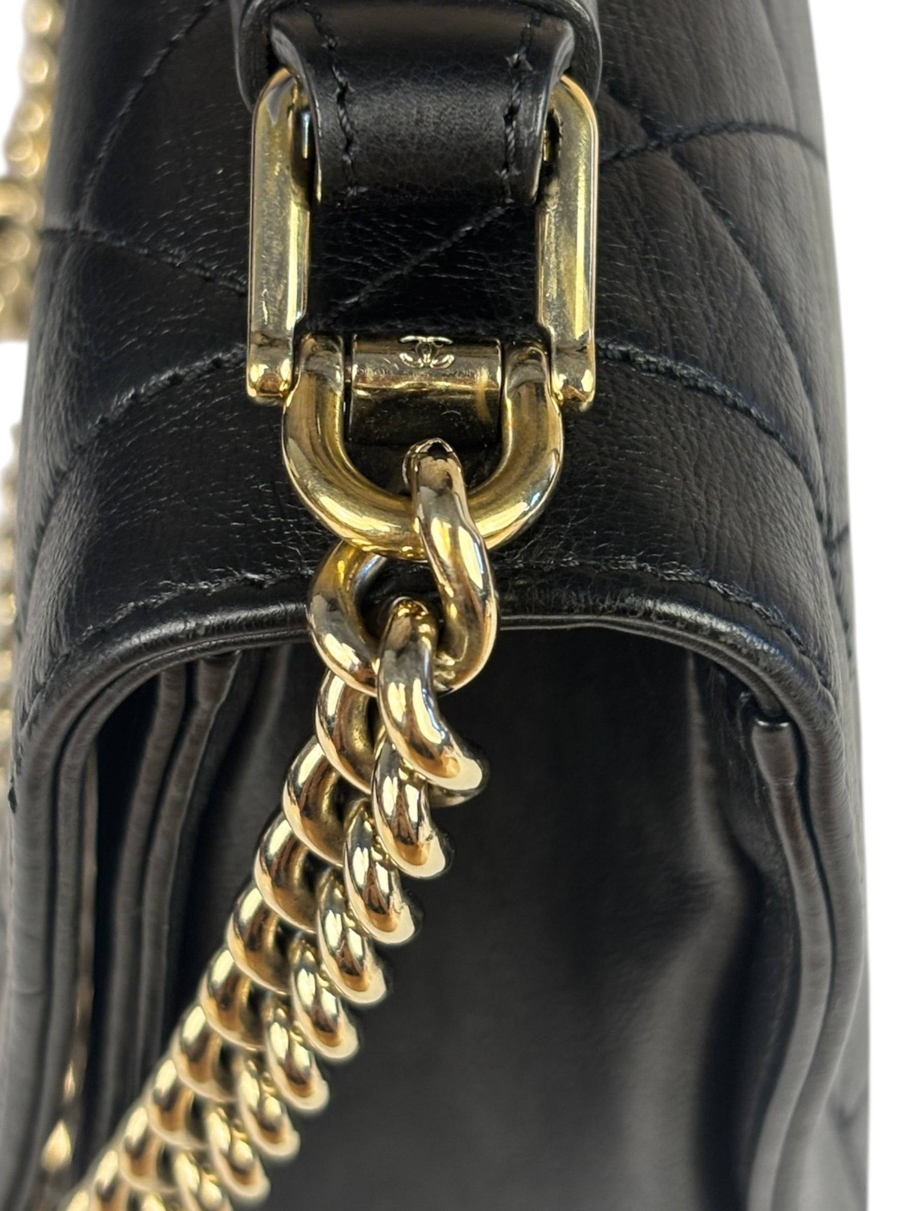 Chanel Black Leather Paris-Cuba Click Flap Bag 2017