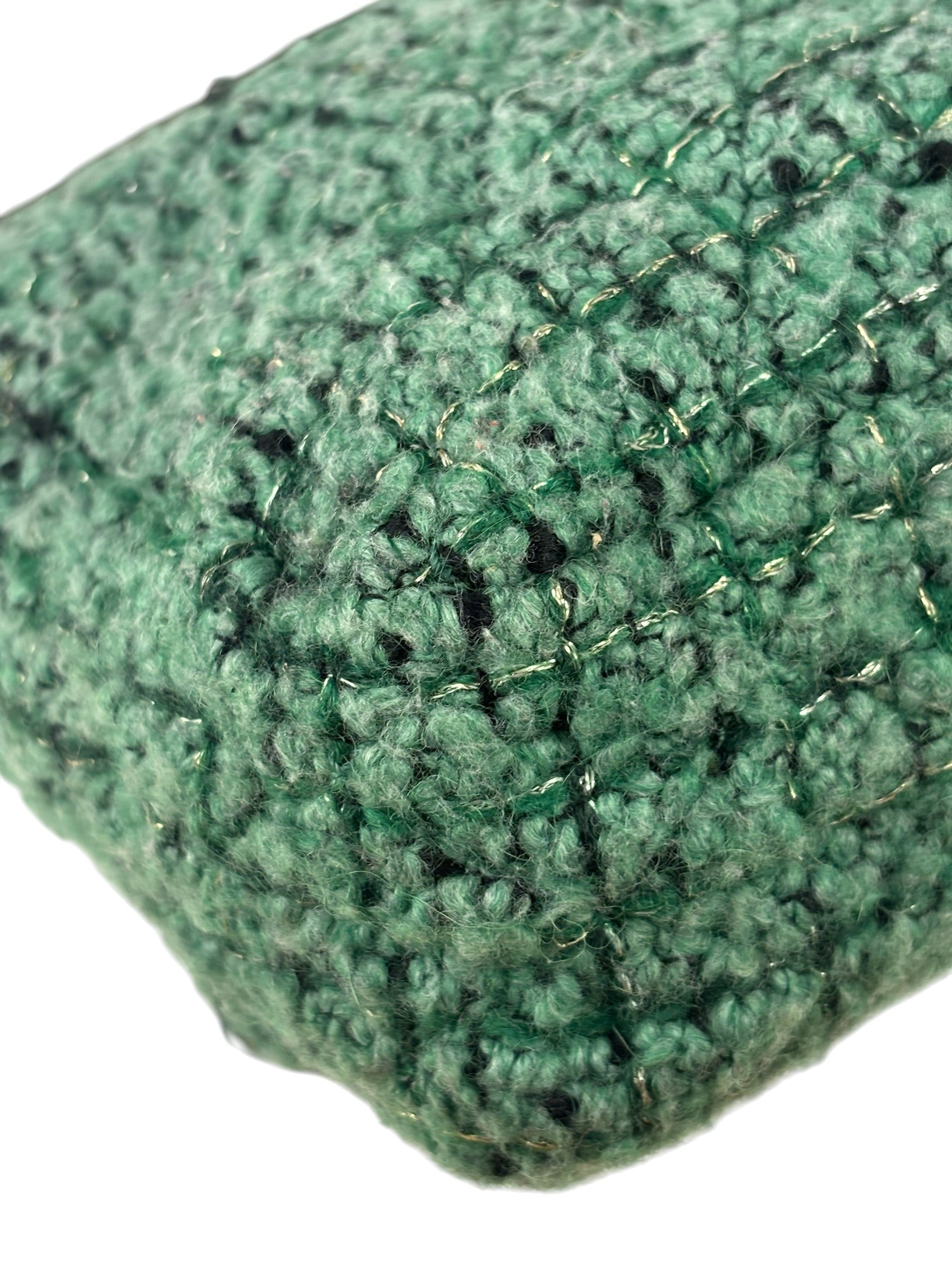 Chanel Green Tweed Easy Reissue Flap Bag 2009