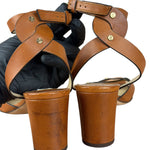 Jimmy Choo Brown Vachetta Leather Sandals