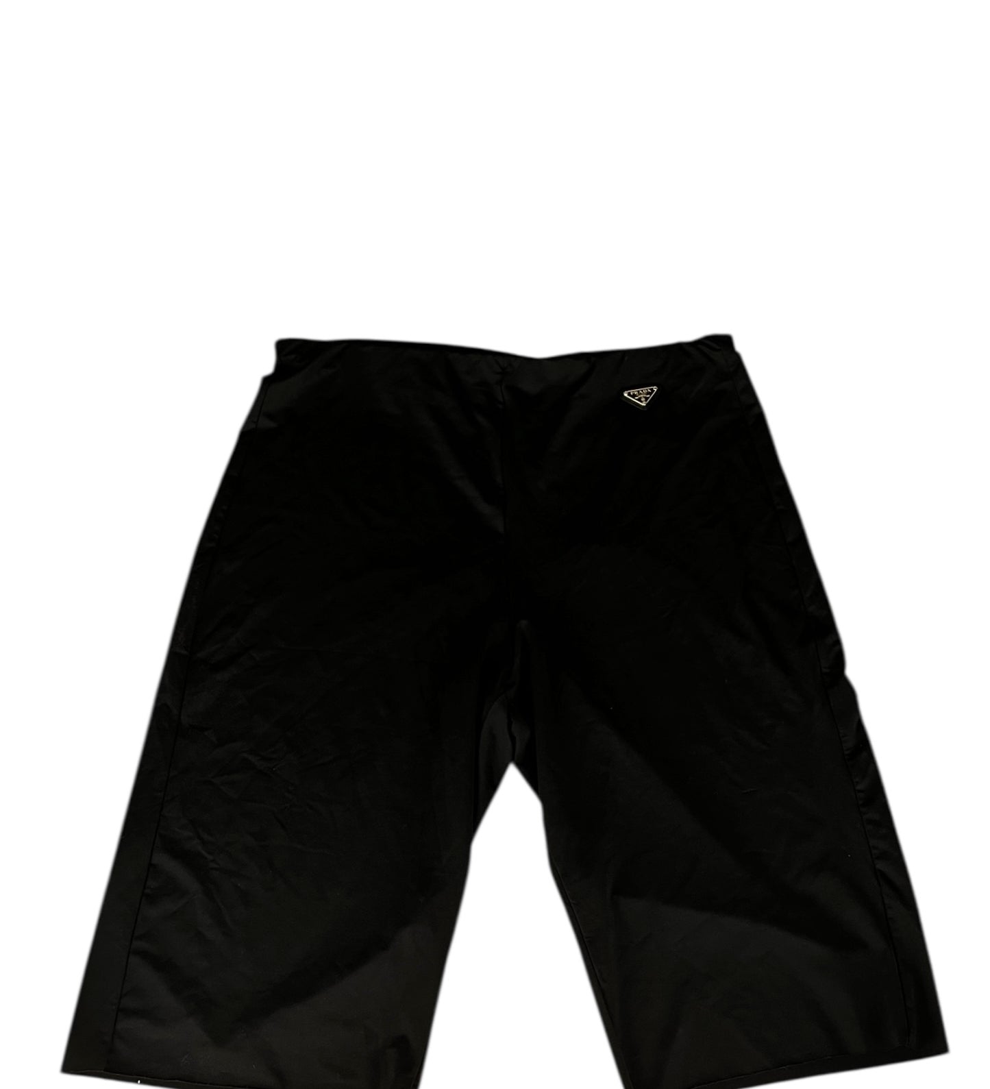 Prada Black Jersey Stretch Biker Short