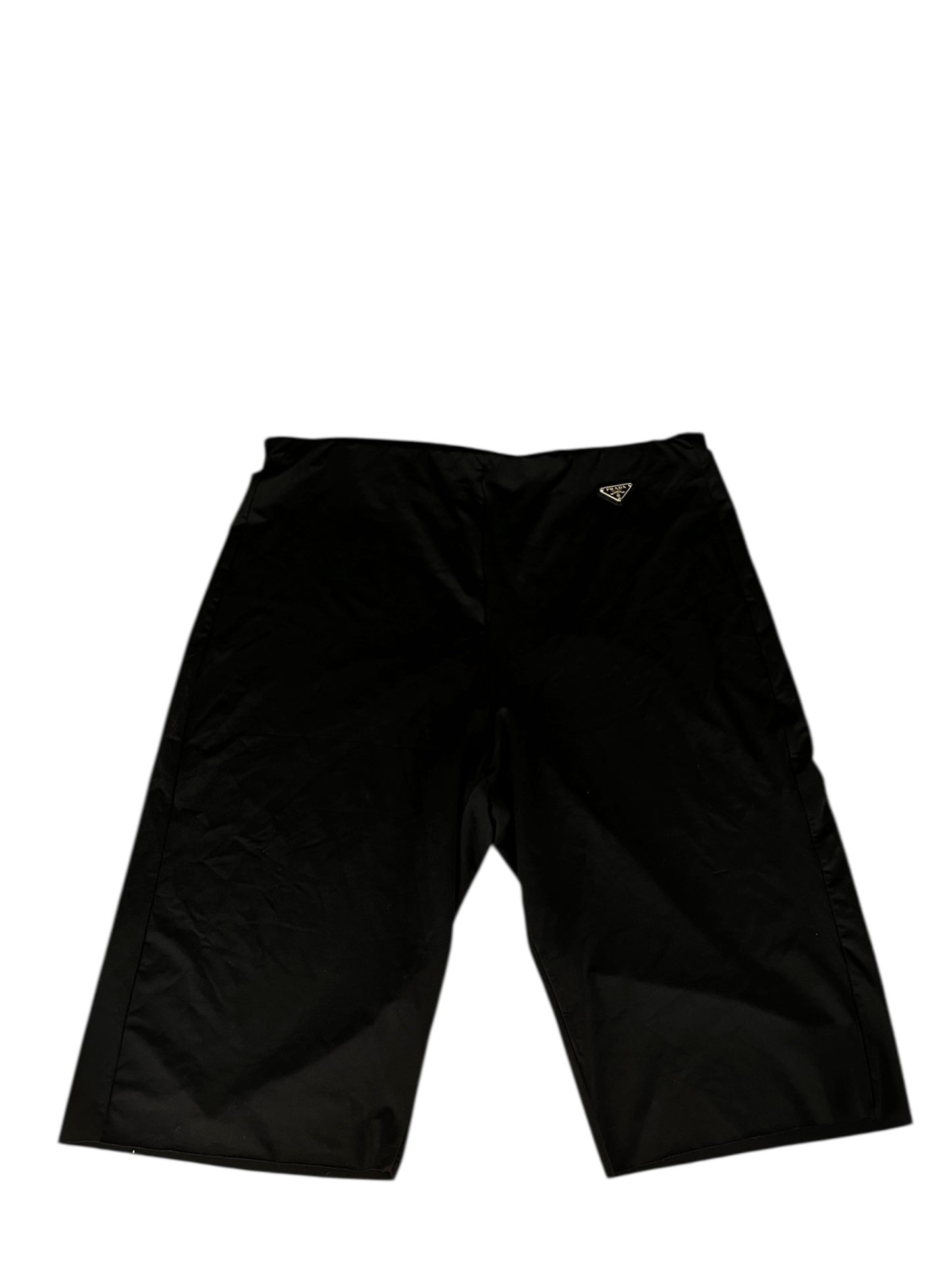 Prada Black Jersey Stretch Biker Short