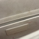 Christian Dior White Lady D-Joy Geometric 2Way Handbag