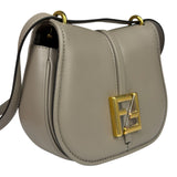 Fendi Dove Gray Leather C'mon Crossbody Bag
