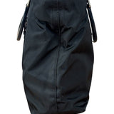 Prada Black Tessuto Nylon Leather Trim Hand Bag