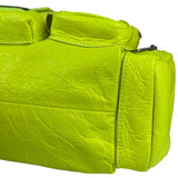 Balenciaga Fluo Yellow Leather Super Busy XS Sling Bag