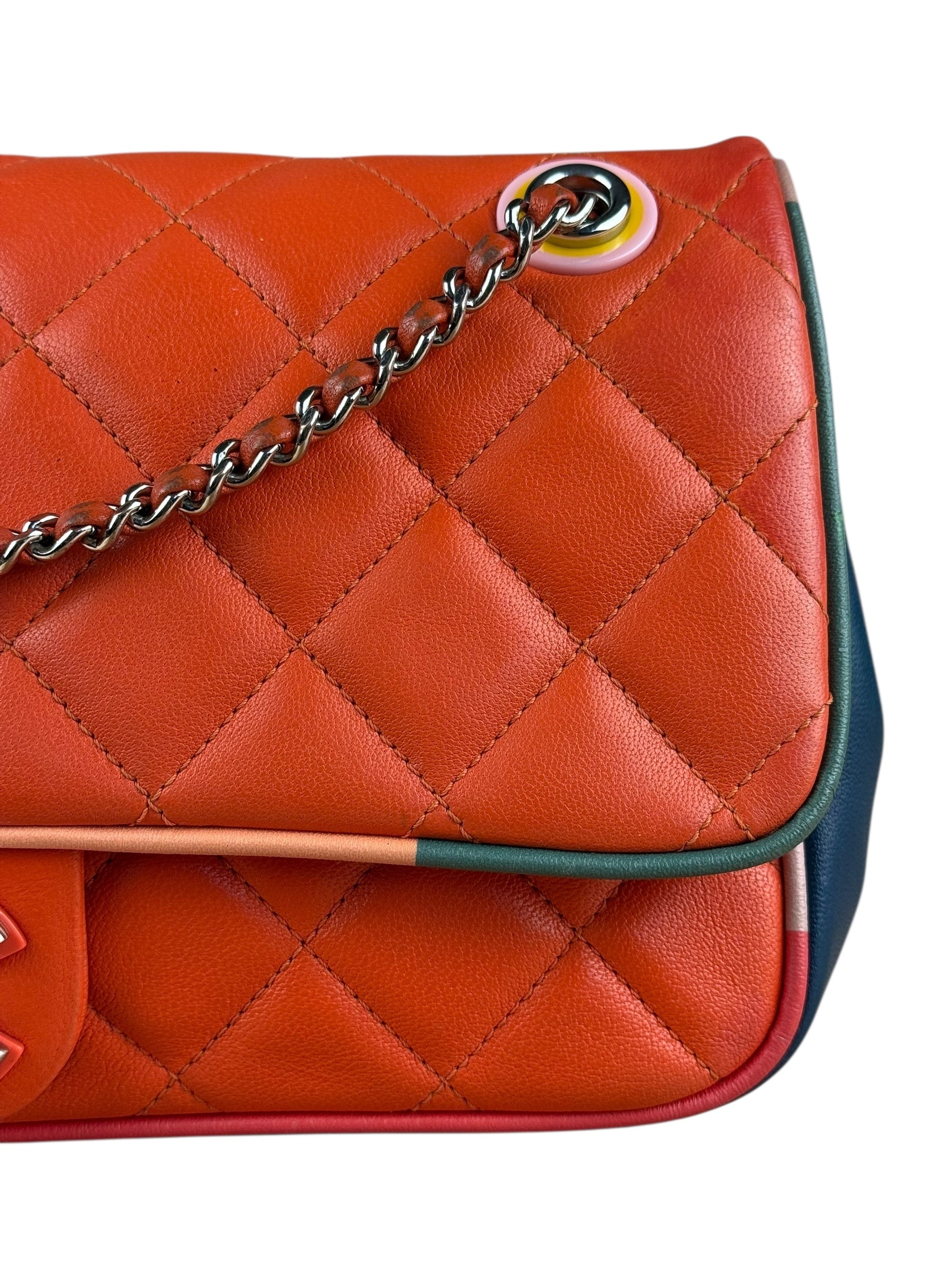 Chanel 2017 Cuba Color M Single Flap