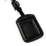Prada Black Tessuto Nylon/Leather Trim Waves Hobo Bag