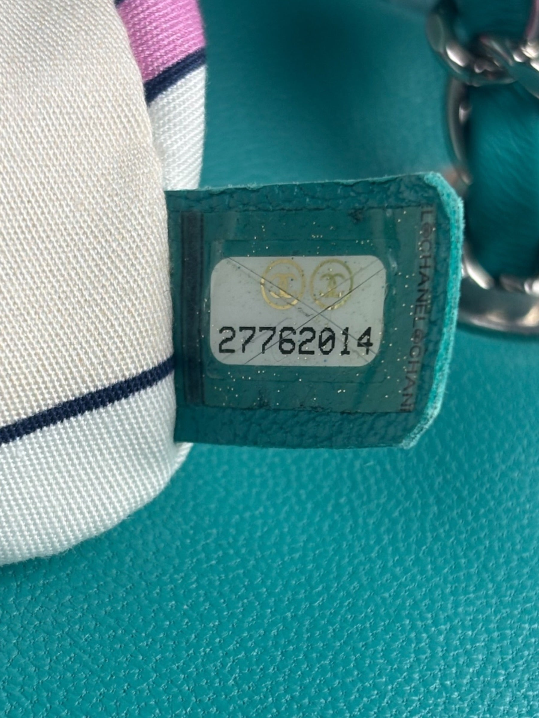 Chanel Mint Green Quilted Terry Cloth Coco Beach Flap Bag 2019