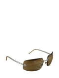 Chanel Silver Rimless C167/6V Sunglasses
