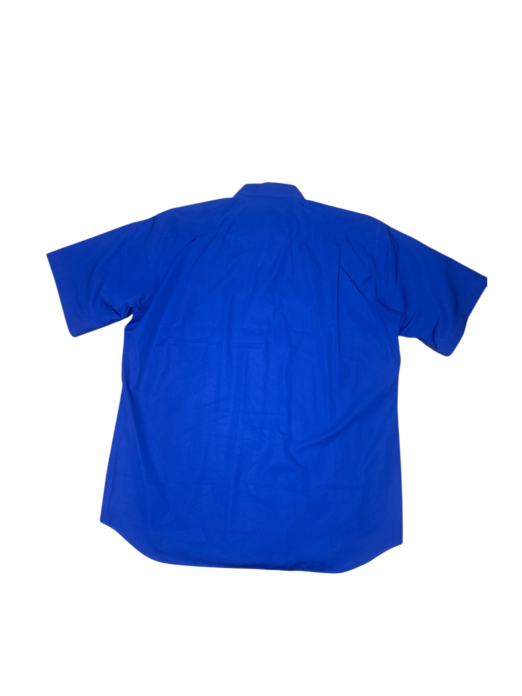 Balenciaga Blue Poplin Button Up Shirt
