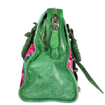 Balenicaga Floral Print Le City Bag