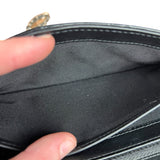 Chanel Black Patent Leather Wallet on Chain 2014