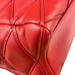 Louis Vuitton Red Lambskin GO-14 Malletage Shoulder Bag